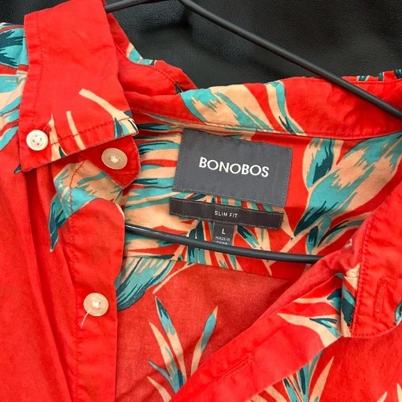 Bonobos Hawaiian shirt, great condition, $25 OBO - Picture 2 of 3